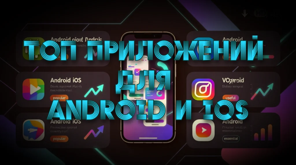 Приложения, Android, iOS, топ-10, лучшие, 2025, полезные, популярные, смартфоны, iPhone.